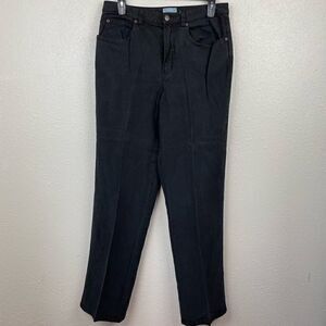 Vintage SO Blue Sigrid Olsen Black Pants Size 10